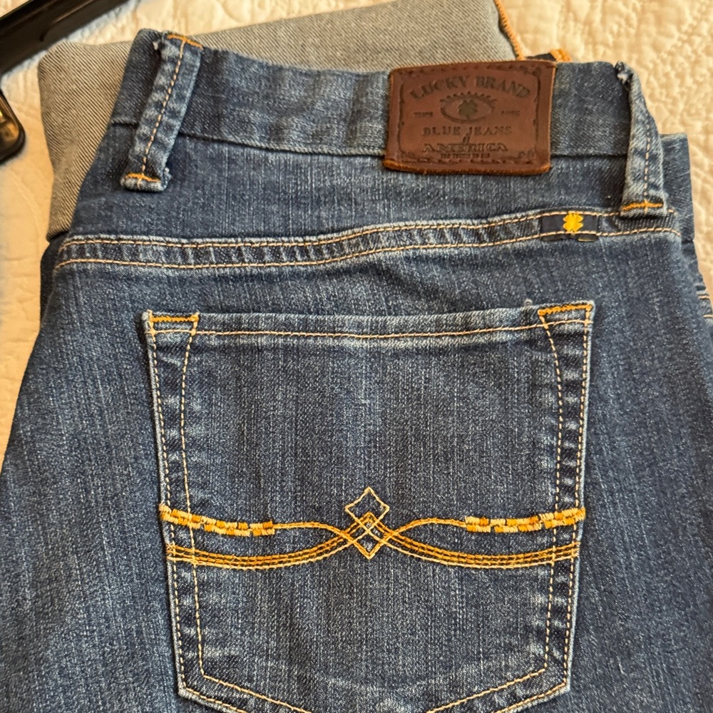 Lucky Brand Women's Denim Sweet Straight Cuffed Jeans